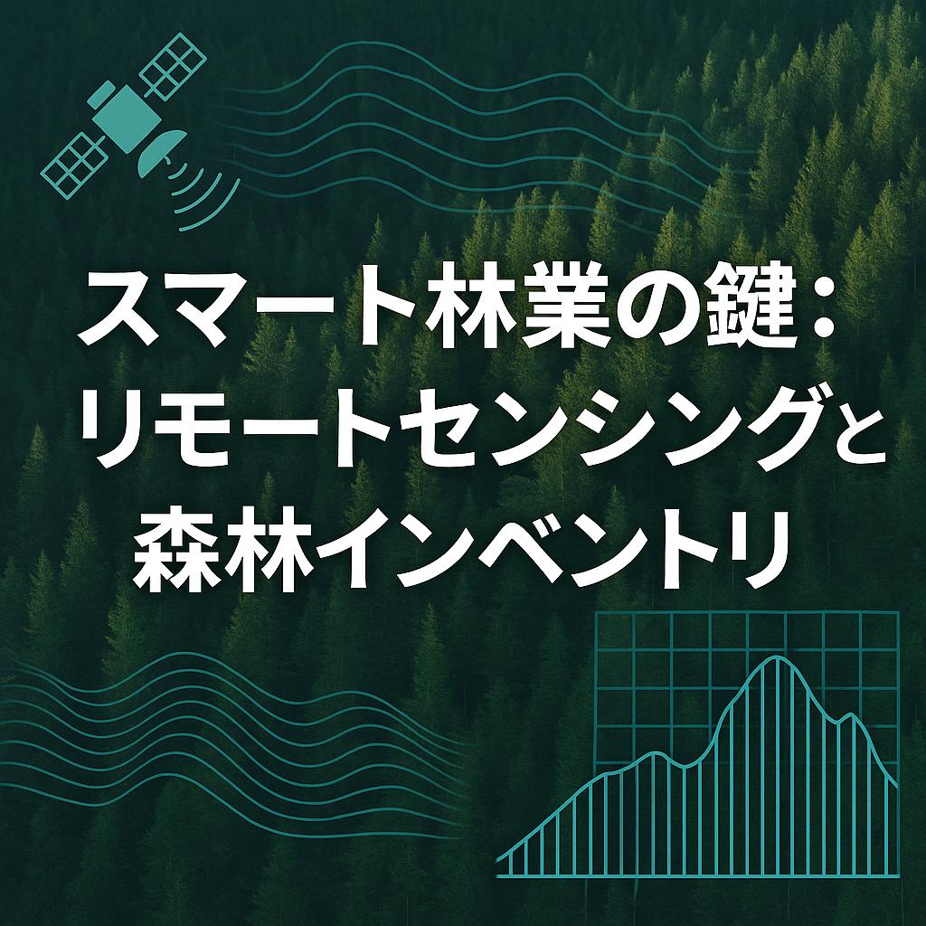 スマート林業の鍵：リモートセンシングと森林インベントリ